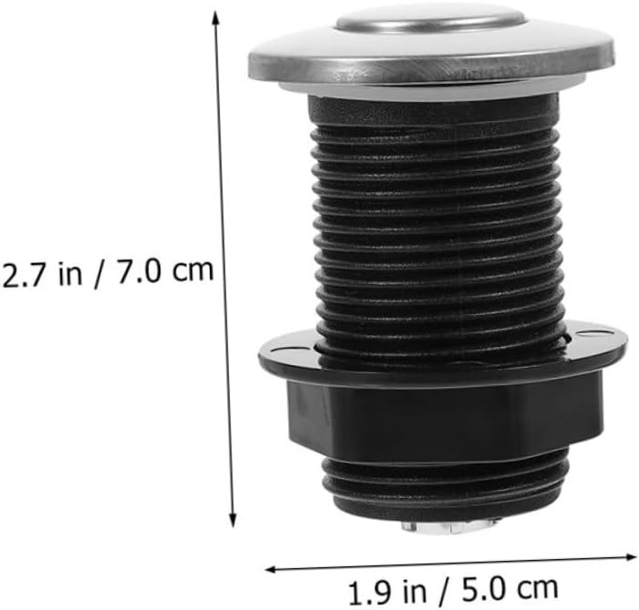 Gadpiparty 3pcs Air Button for Garbage Disposal Bathtub Pressure Easy Installation Bathroom Accessories - Image 2